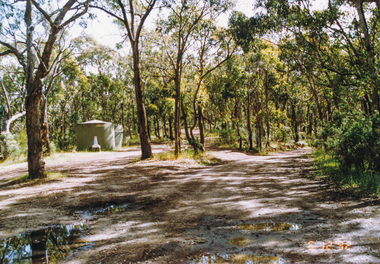 Photograph, Mineshaft Road at One Tree Hill Road, Smiths Gully, 6 December 1992, 06/12/1992