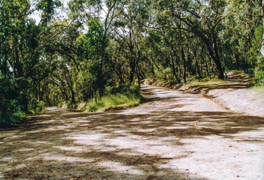 Photograph, Hairpin bend on One Tree Hill Road, Smiths Gully, 6 December 1992, 06/12/1992