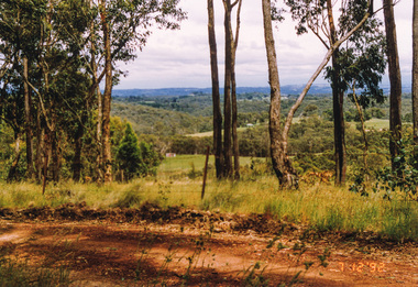 Photograph, Looking west from Fox Road, Smiths Gully, 7 December 1992, 07/12/1992