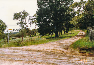 Photograph, Marshalls Road from Buttermans Track, St Andrews, 7 December 1992, 07/12/1992