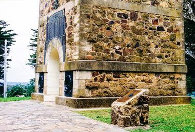 Photograph, Day after the Rededication Ceremony, War Memorial Tower, Kangaroo Ground, 9 November 2001, 09/11/2001