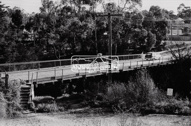 Negative - Photograph, Russell Yeoman, Para Road / Carter Street Bridge over the Plenty River, Briar Hill, c.Jul. 1969