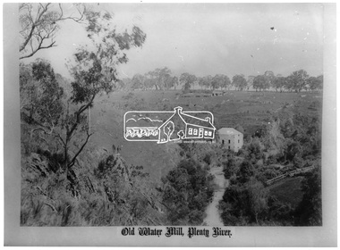 Photograph, Fred Kruger, Old Water Mill, Plenty River, 1880