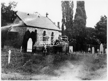 Photograph, Church at St. Helena built by Major Beale