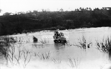 Negative - Photograph, Diamond Creek in Flood, c.1916