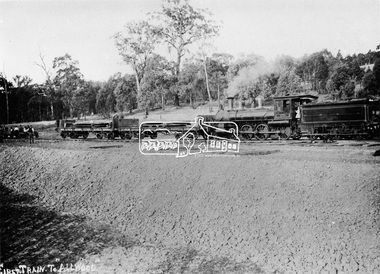 Photograph, First train to Hurstbridge