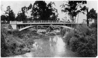 Negative - Photograph, The Bridge, Hurstbridge, Vic, c.1925