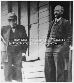 Photograph, Allwood, Hurstbridge - W.G. Gray and Capt. Bruce (later Lord Bruce), 1900