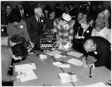 Photograph, Early Residents' Reunion, Shire of Eltham Centenary Celebrations, 8 Aug 1971