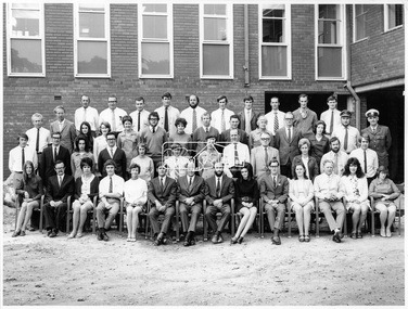Photograph, Hugh Fisher, Eltham Shire Council Staff, Shire Centenary Anniversary, 6 April 1971