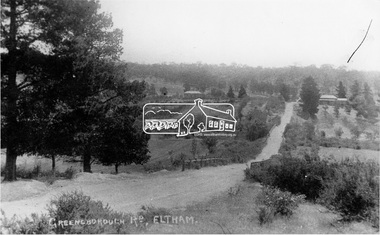 Photograph, Eltham, Greensborough Road (present day 1970 Bridge Street)