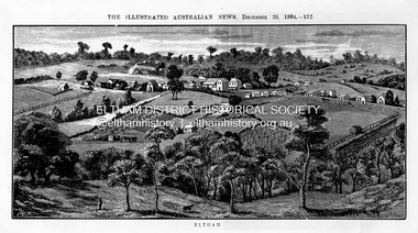 Photograph, Samuel Calvert, Eltham, The Illustrated Australian News, December 26, p212, 1884