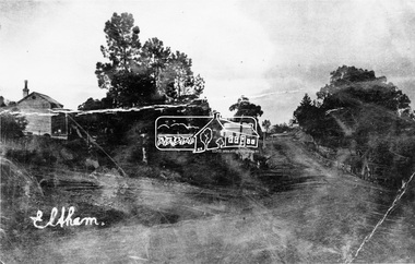 Photograph, Eltham, Main Road. Looking south