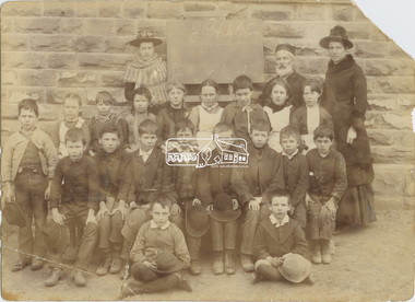 Photograph, 3rd and 4th Class, Eltham State School No. 209, c.1886