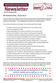 Newsletter, Newsletter, No. 237 December 2017