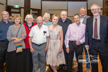 Photograph, Peter Pidgeon, Eltham District Historical Society 2017 Committee (L-R): Peter Pidgeon, Joan Castledine, Maureen Jones, Doug Orford, Diana Bassett-Smith, Alison Delaney, Alan Butler, Russell Yeoman, Tony Brocksopp and Jim Connor. (Absent - David Johns), 2710/2017
