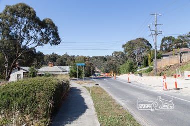 Photograph, Peter Pidgeon, Intersection with Brougham Street, Bolton Street upgrade, Eltham, 13 November, 2017, 13/11/2017