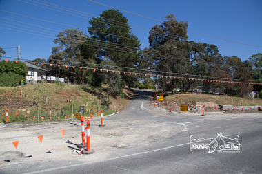 Photograph, Peter Pidgeon, Intersection with Pedersen Way, Bolton Street upgrade, Eltham, 13 November, 2017, 13/11/2017