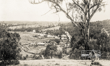 Photograph postcard, View at Hurstbridge, Vic