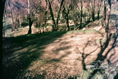 Photograph, Russell Yeoman, Construction of fire access on Gumtree Road, Research, by Army Reserve Engineers under command of Captain Bill Oakley, c.1966, 1966c
