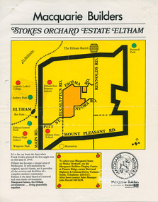 Document, Stokes Orchard Estate Eltham; Macquarie Builders, 1979c