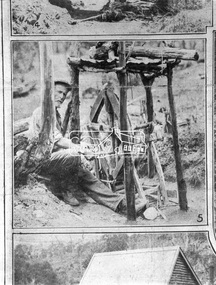 Negative - Photograph, The Leader, An Old-Timer and his Old-Time Blower, 2 Nov. 1929