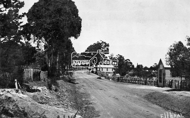 Negative - Photograph, Tom Prior, Main Road near Eltham Railway Station, c.1910