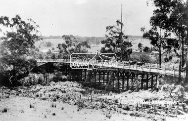 Negative - Photograph, Bridge on Main Road, Eltham, c.1890
