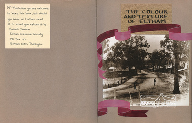 Scrapbook Album, The Colour and Texture of Eltham, 1997, 1997