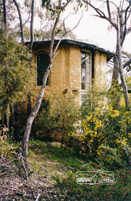Photograph, Gayle Blackwood, Tower at back of mudbrick house, possibly St Andrews area