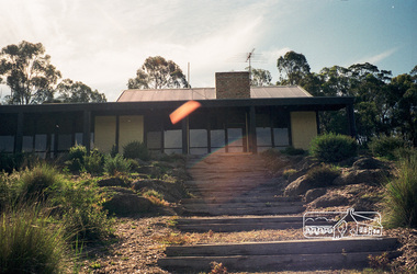 Photograph, Gayle Blackwood, Alistair Knox designed mudbrick  home, rural area Nillumbik