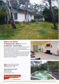 Folder, The White House, 37 Stanhope Street, Eltham