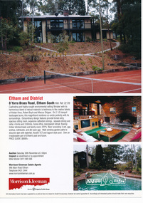 Folder, Birralee, 8 Yarra Braes Road, Eltham South