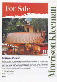 Folder, Alistair Knox designed mudbrick home, Kangaroo Ground