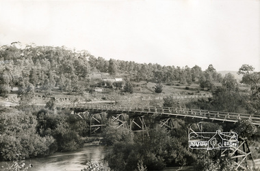 Photograph, Warrandyte Bridge, c.1860, 1860c