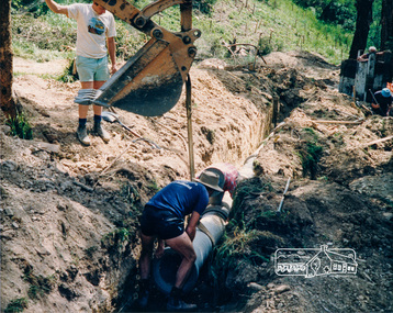 Photograph, Drainage works, Shire of Eltham, c. Oct 1987, 1987