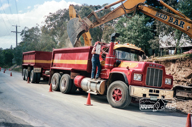 Photograph, Council Road Construction works, Shire of Eltham, c. Oct 1987, 1987