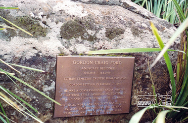 Photograph, Gordon Ford; Eltham cemetery, August 2007, 2007