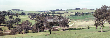 Negative - Photograph, Looking northeast from Eltham-Yarra Glen Road, Kangaroo Ground, 1998c