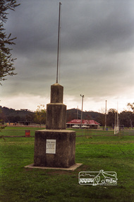 Photograph, Hume and Hovell Monument, Memorial Park Sports Ground, Whorouly, c.1998, 1998c
