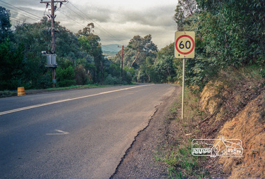 Photograph, Kangaroo Ground-Warrandyte Road, Kangaroo Ground, c.1988, 1988c