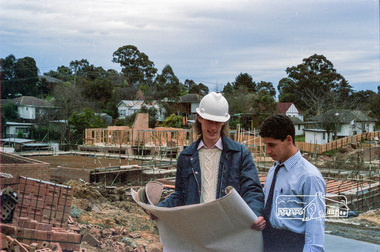 Photograph, Building site inspections, Shire of Eltham, c.1989, 1989c
