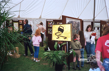 Photograph, Eltham Shire Council display at the 1987 Eltham Community Festival, 7 November 1987, 07/11/1987