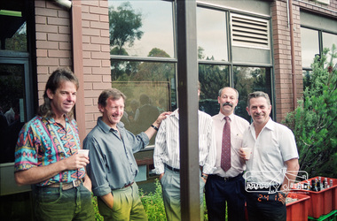 Photograph, Shire of Eltham Staff Christmas Breakup BBQ, 24 Dec 1991, 24/12/1991