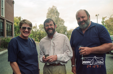 Photograph, Shire of Eltham Staff Christmas Breakup BBQ, 24 Dec 1991, 24/12/1991