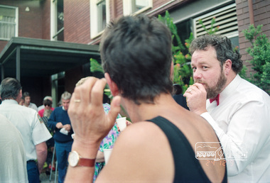 Photograph, Shire of Eltham Staff Christmas Breakup BBQ, 24 Dec 1991, 24/12/1991