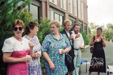 Photograph, Shire of Eltham Staff Christmas Breakup BBQ, 24 Dec 1991, 24/12/1991