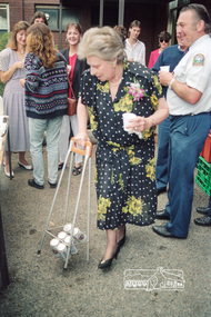 Photograph, Shire of Eltham Staff Christmas Breakup BBQ, 24 Dec 1991, 24/12/1991
