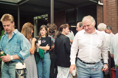 Photograph, Shire of Eltham Staff Christmas Breakup BBQ, 24 Dec 1991, 24/12/1991
