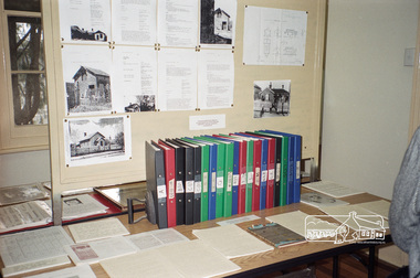 Photograph, Local History Centre display for Opening Day, 12 July 1998, 12/07/1998